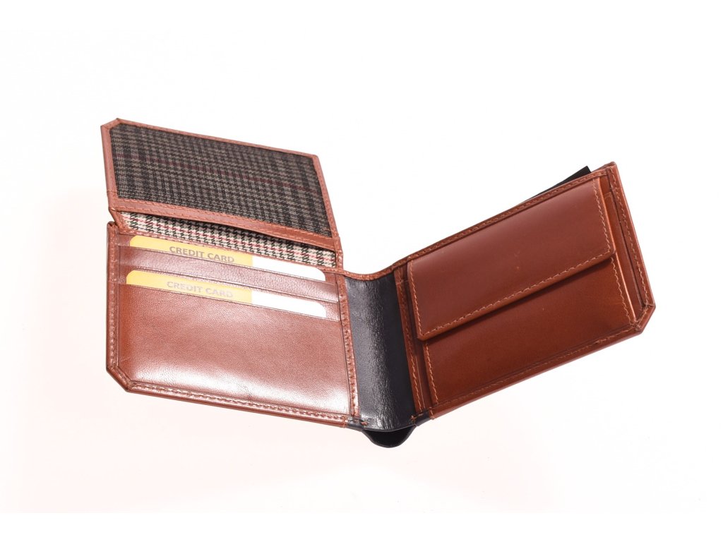 Zpracování kůže pánské peněženky KUBÁT