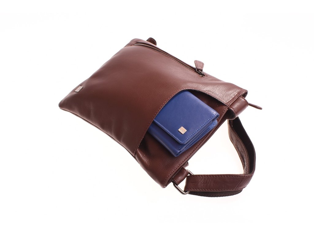 Detail kožené kabelky UNI