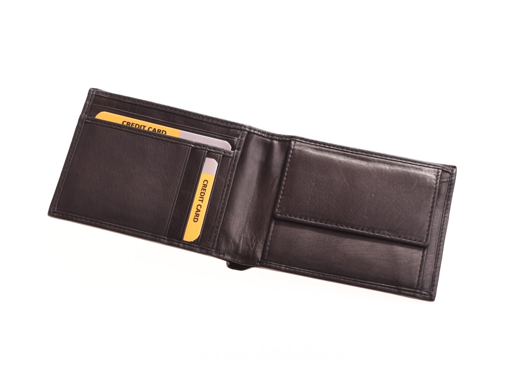 Zpracování kůže pánské peněženky KUBÁT