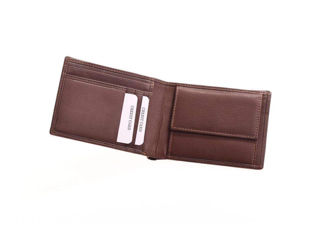 Zpracování kůže pánské peněženky KUBÁT