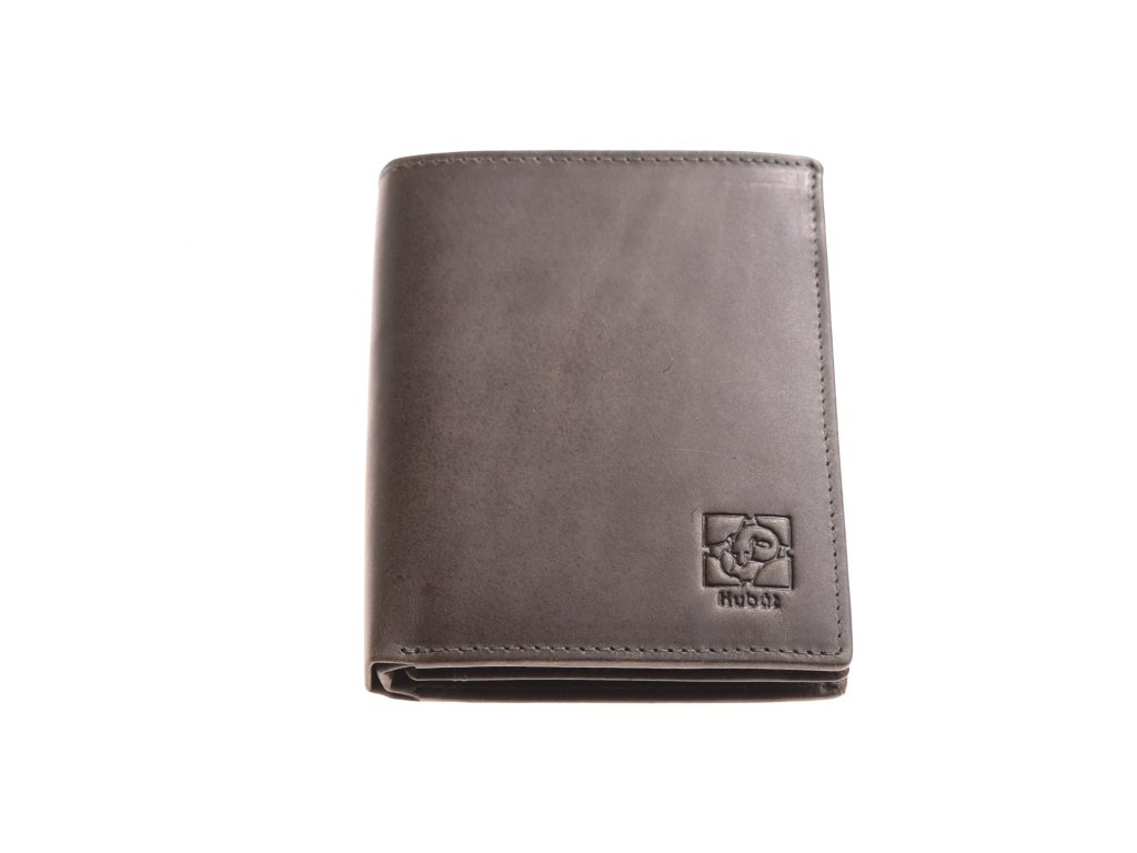 Pánská kožená peněženka KUBÁT – formát nastojato