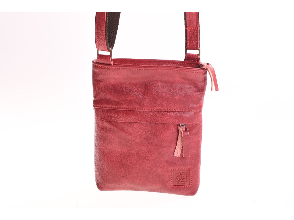 Detail kožené kabelky Helí