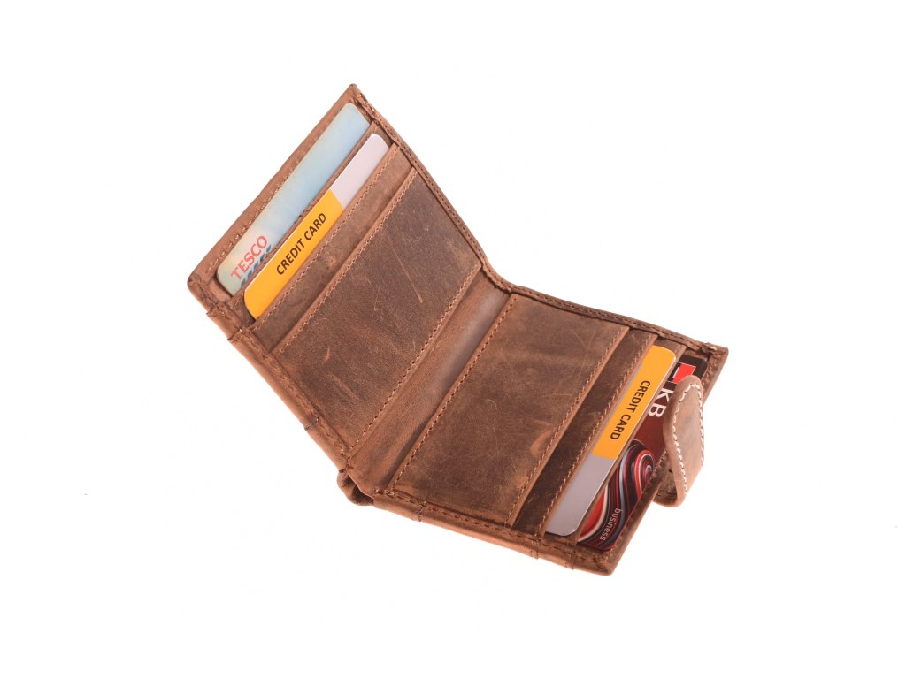 Ručně vyráběná kožená peněženka KUBÁT – Malý jazyk