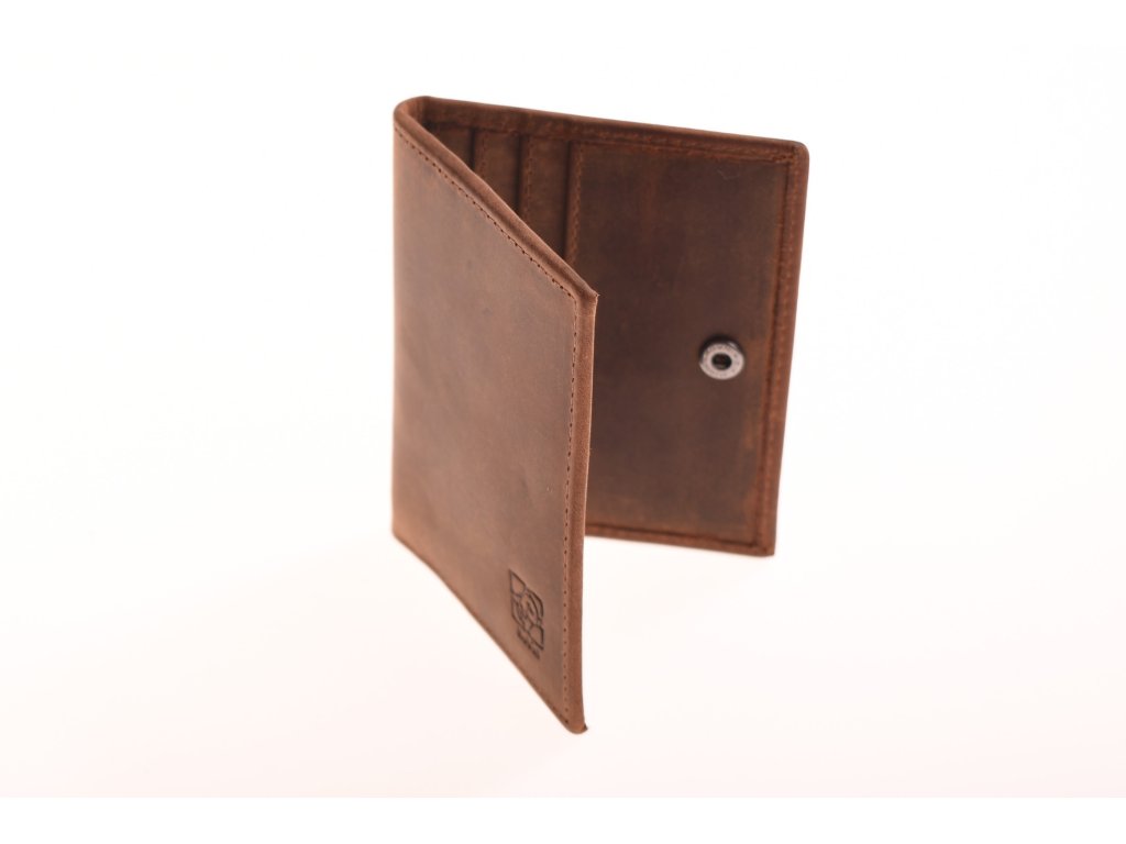 Kožené pouzdro Kubát Knížka detail