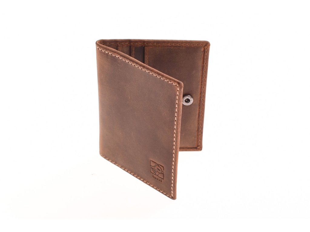 Kožené pouzdro Kubát Knížka detail