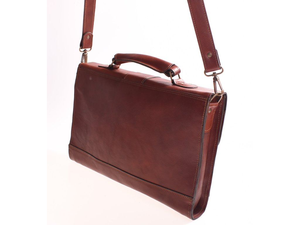 Detail pánské aktovky Petr