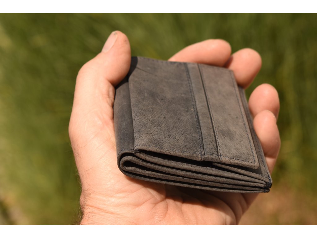 Ručně vyráběná kožená peněženka KUBÁT