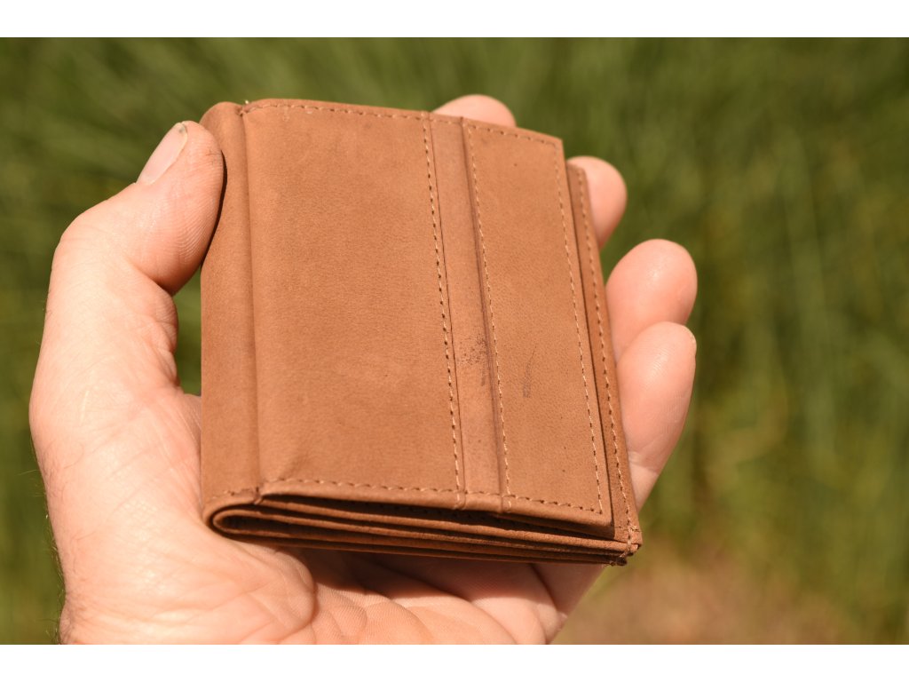 Ručně vyráběná kožená peněženka KUBÁT