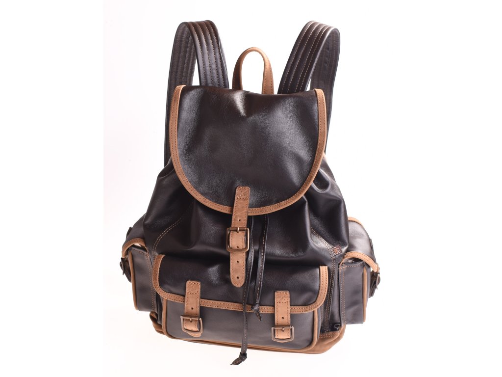 Kožený batoh Honza – náš největší model