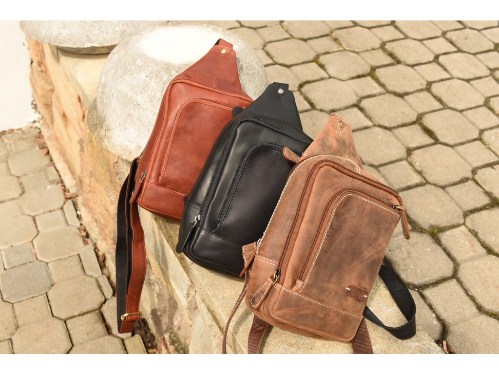 Kožená taška přes rameno Jarda