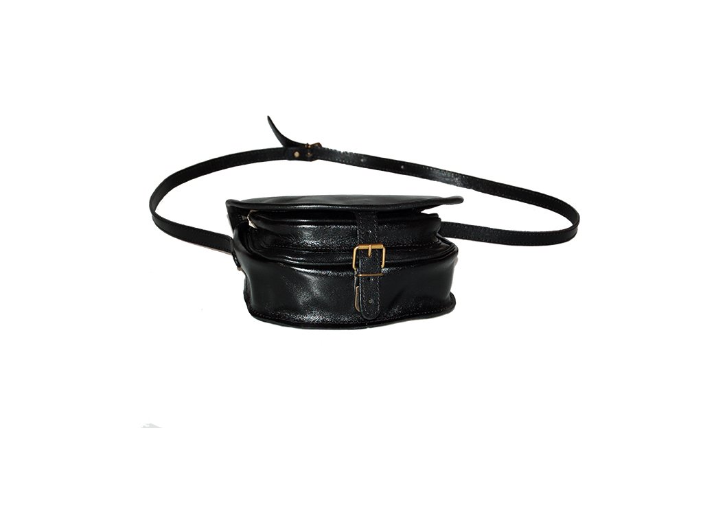 Lovecká kožená kabelka malá