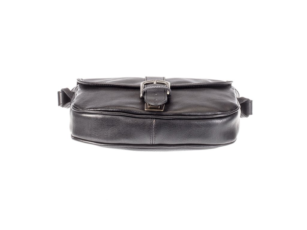 Kožená kabelka se sponou Klára