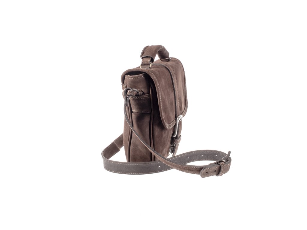 Detail kožené aktovky Pepa