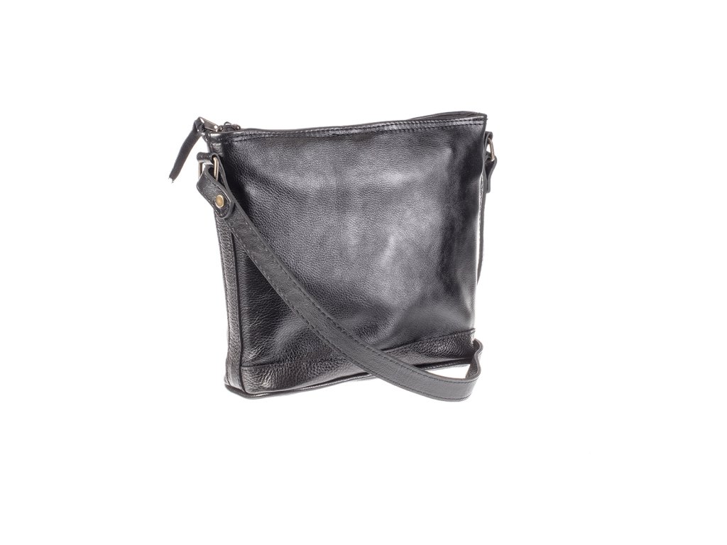 Detail kožené kabelky Barbora