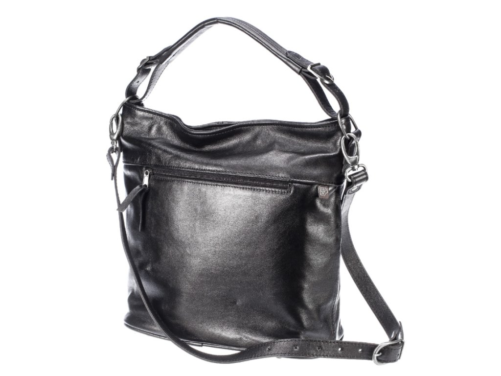 Detail dámské kožené kabelky Táňa