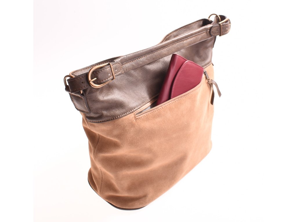 Dámská kožená kabelka Jarka