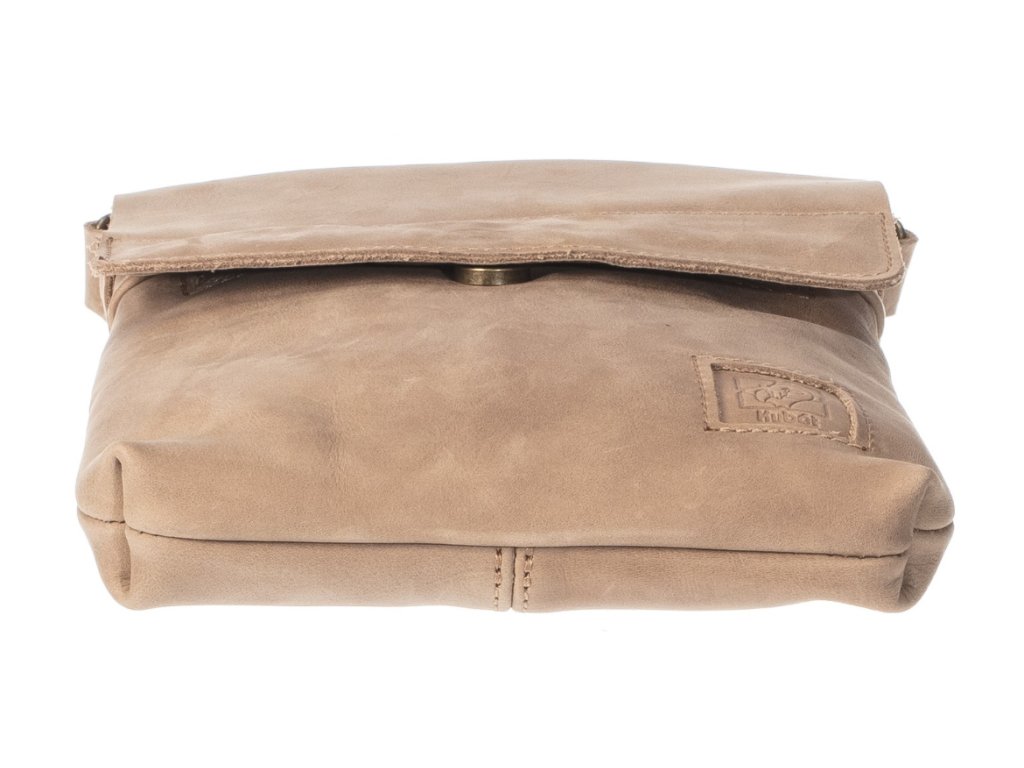 Detail kožené kabelky Helík