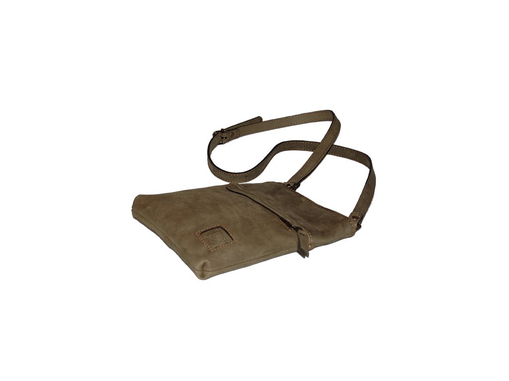 Detail kožené kabelky Helí