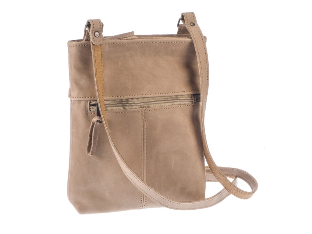 Detail kožené kabelky Helí