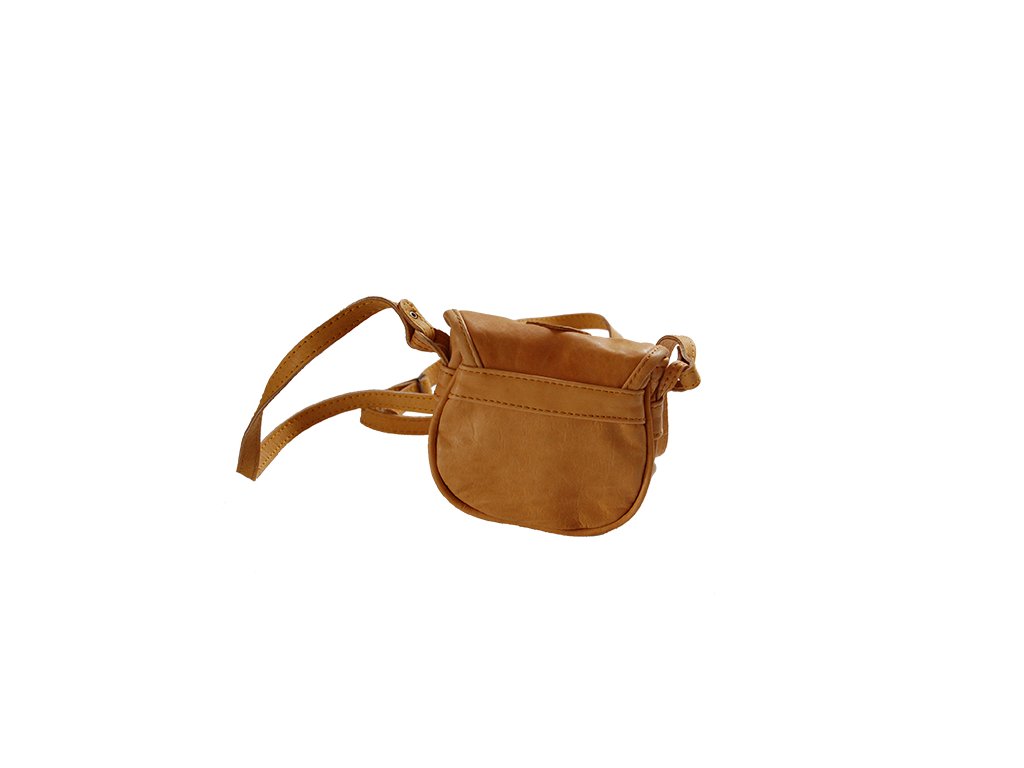 Detail kožené kabelky Dášenka