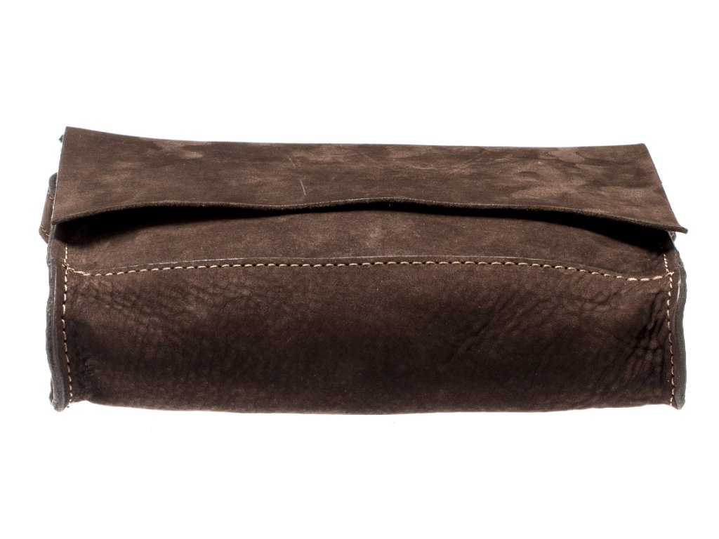 Detail kožené mošničky Dáda