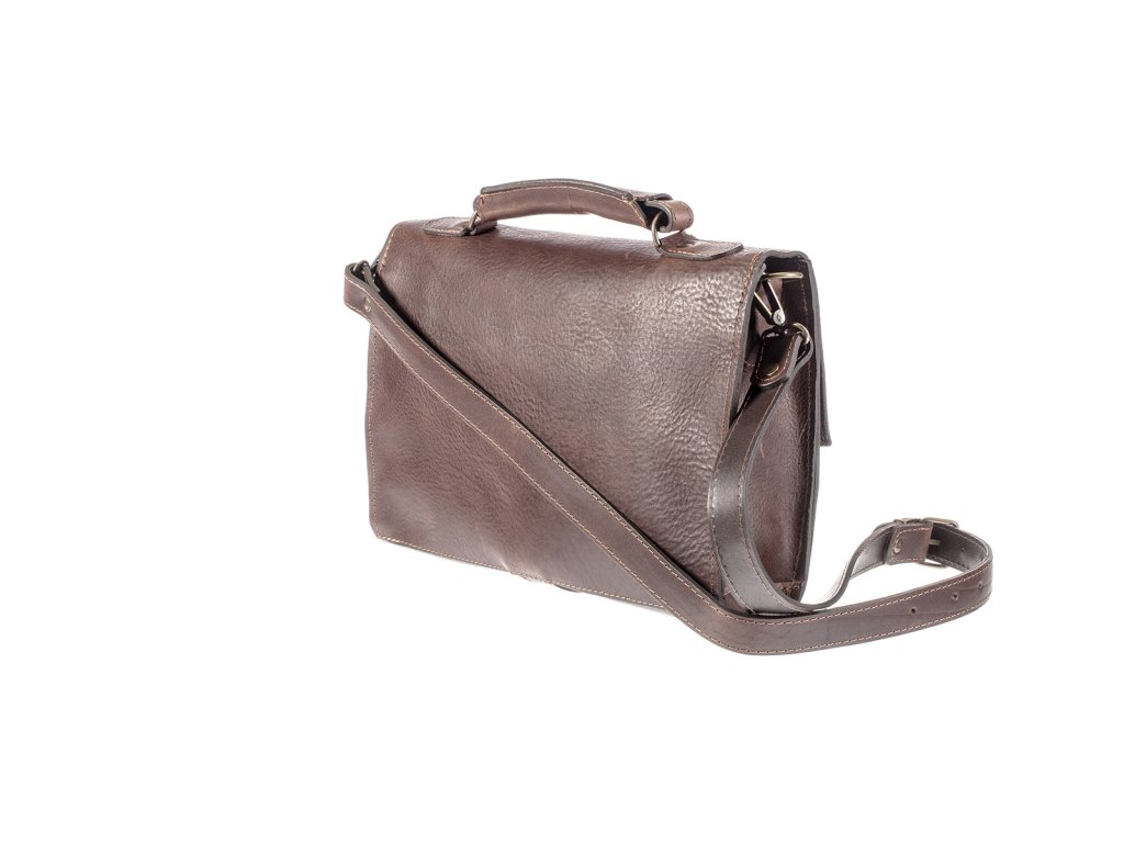 Detail kožené aktovky Haus