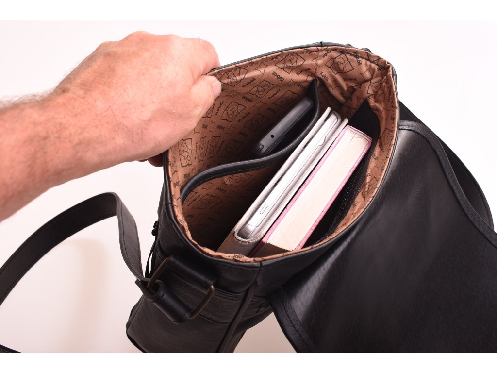 Detail zpracování tašky Man