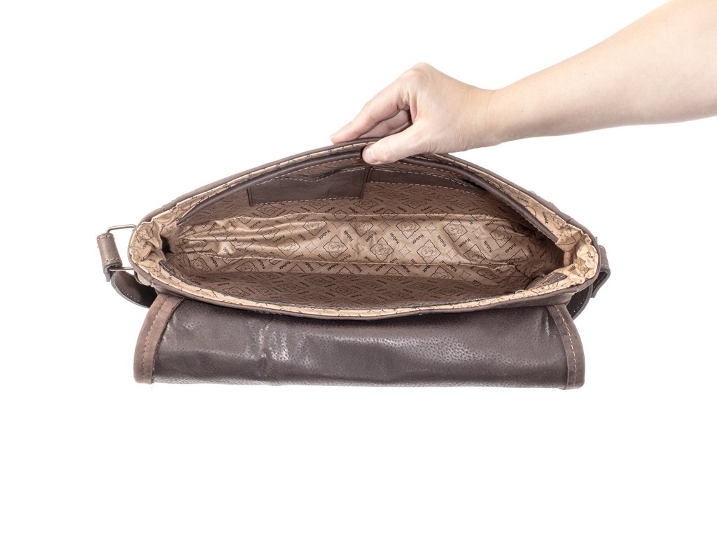 Velká kožená brašna přes rameno Olda