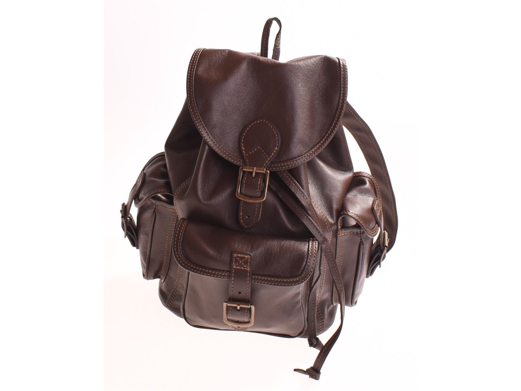 Kožený batoh Vašek