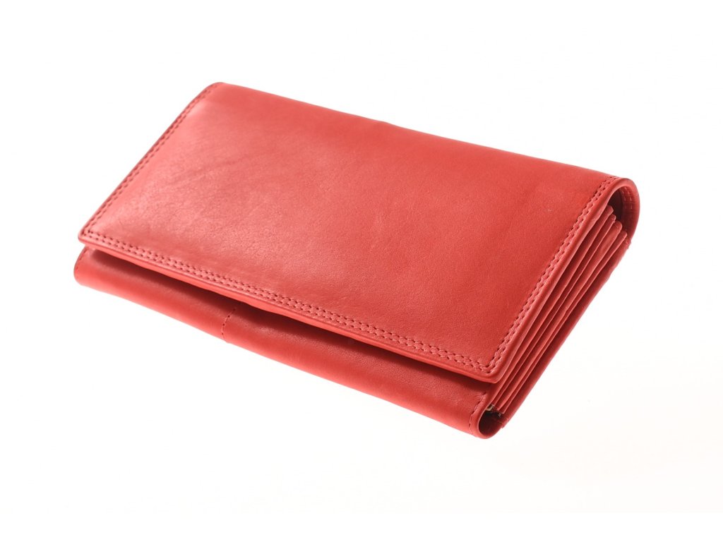 Dámská kožená peněženka KUBÁT – černé psaníčko z měkké kůže