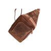 Kožená ručně vyrobená Pánská taška KUBÁT Jarda - crossbody | hnědá | Ham 5457D42HUN